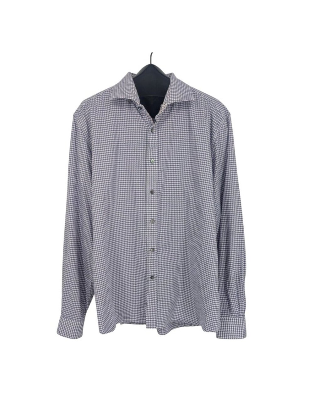Robert Graham Houndstooth Button Down Wedding Occasion Tailored Fit Cuff 3Xlarge